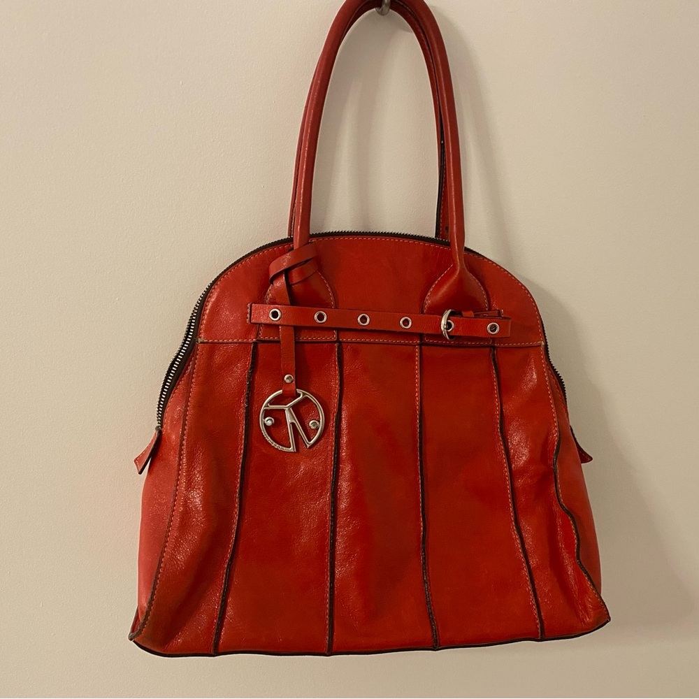 Coccinelle red leather purse